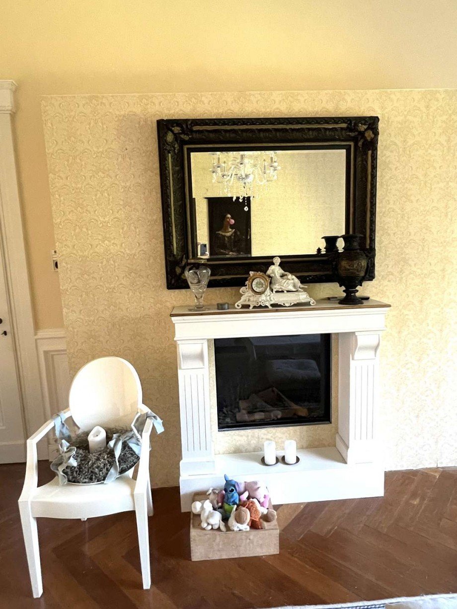 Kamin im Wohnzimmer EG Villa Wuppertal