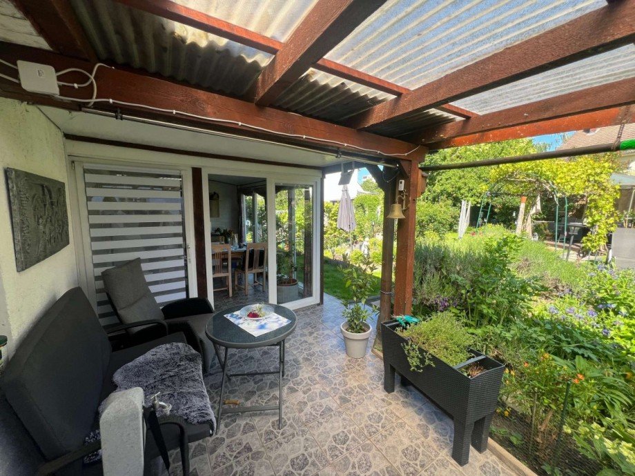 �berdachte Terrasse Hinterhaus Mehrfamilienhaus Bad Sobernheim