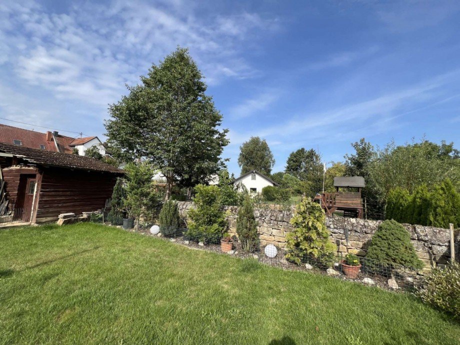 Blick in Garten Haus Staudernheim