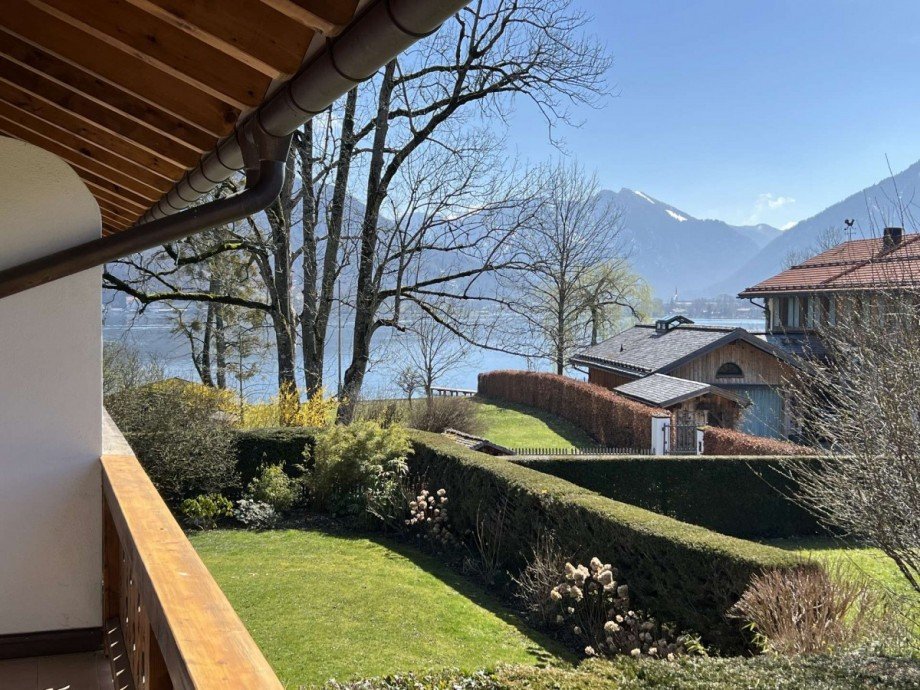 Seeblick vom Balkon Doppelhaush�lfte Bad Wiessee