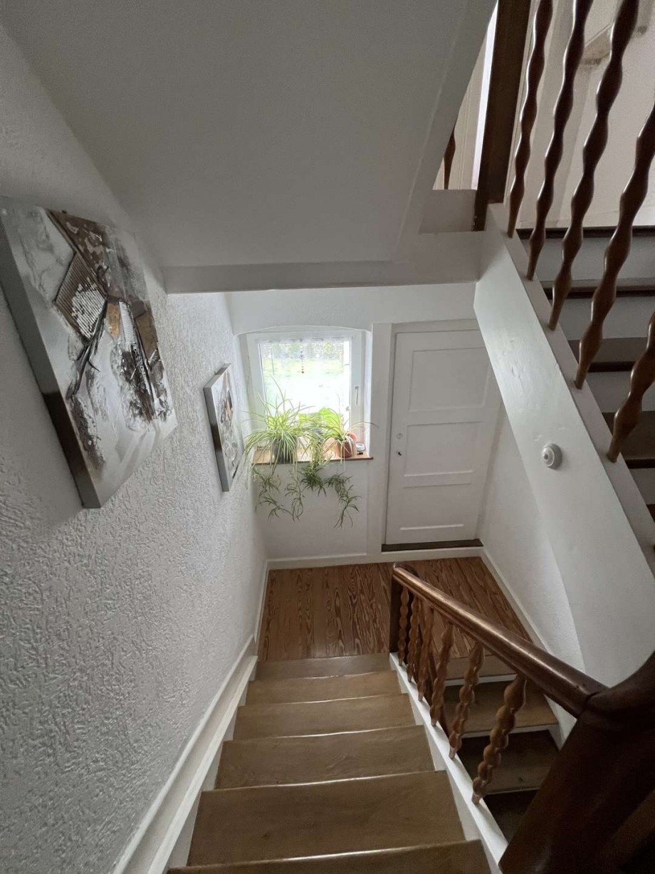 Treppe von OG ins EG Haus Staudernheim