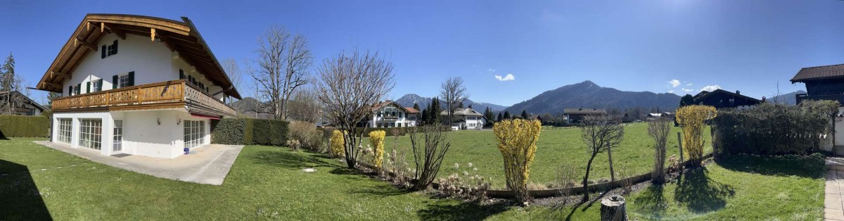 Blick Doppelhaush�lfte Bad Wiessee