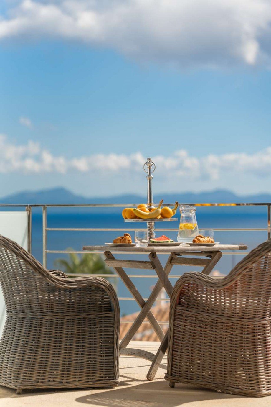 Meerblick von Dachterrasse Renditeobjekt Alcanada / Mallorca