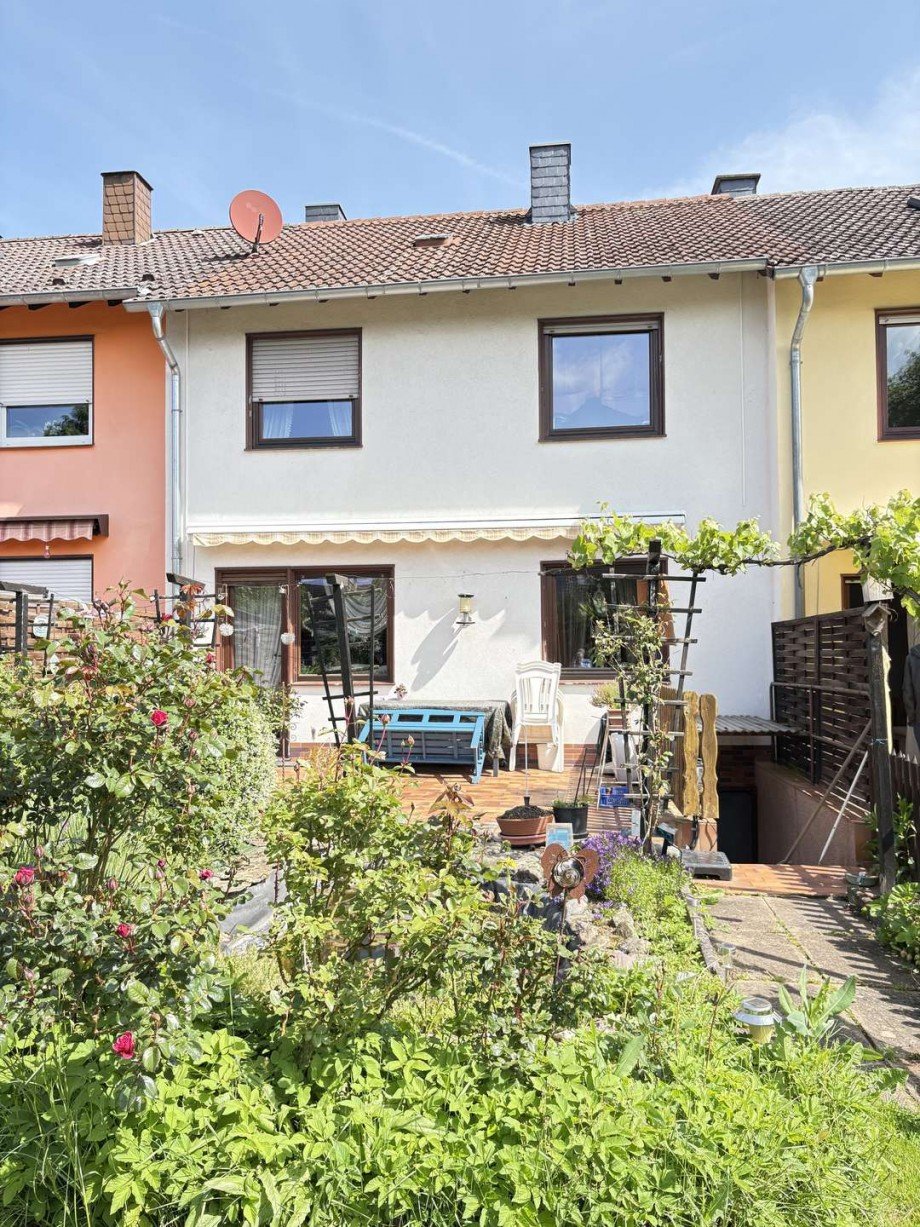 Au�enansicht R�ckseite Reihenmittelhaus Bad Sobernheim
