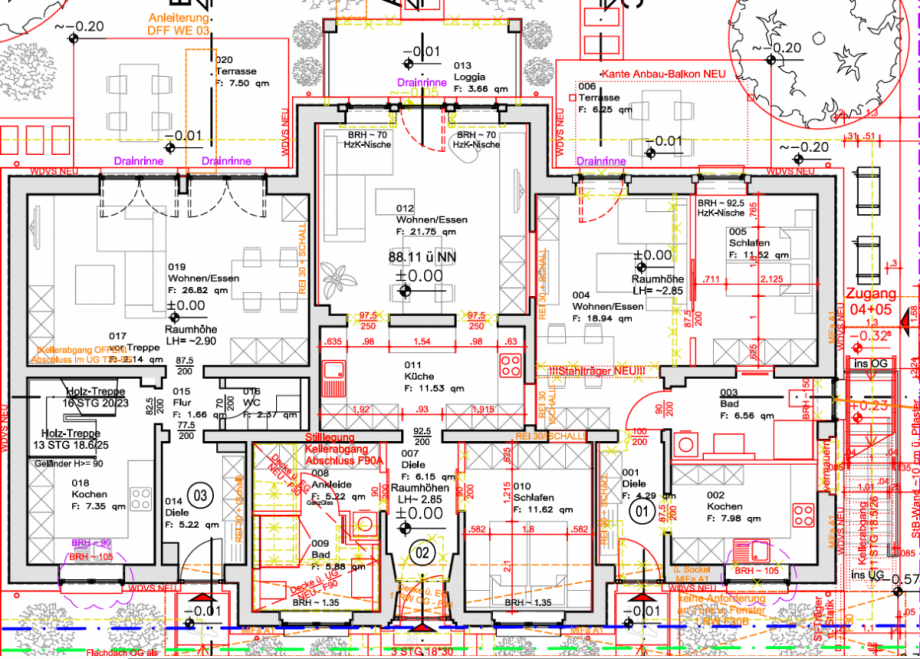 Plan Wohnung 3 rechts im EG Wohnung Wiesbaden