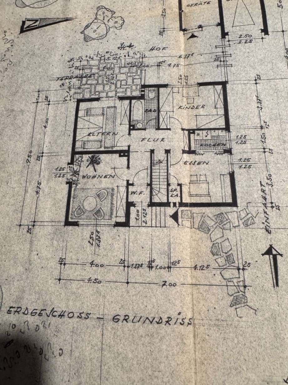 Plan EG Einfamilienhaus Neu- Bamberg