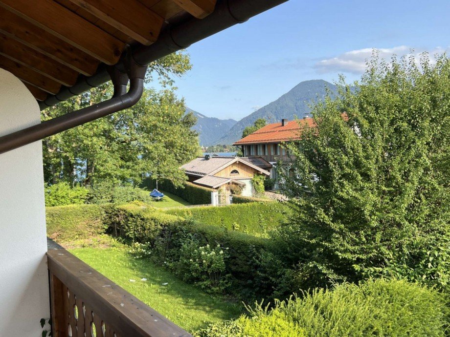 Blick vom Balkon OG Doppelhaush�lfte Bad Wiessee