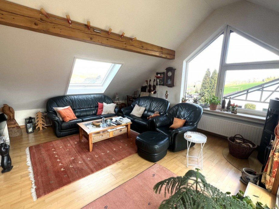 Wohnzimmer DG Zweifamilienhaus Meddersheim