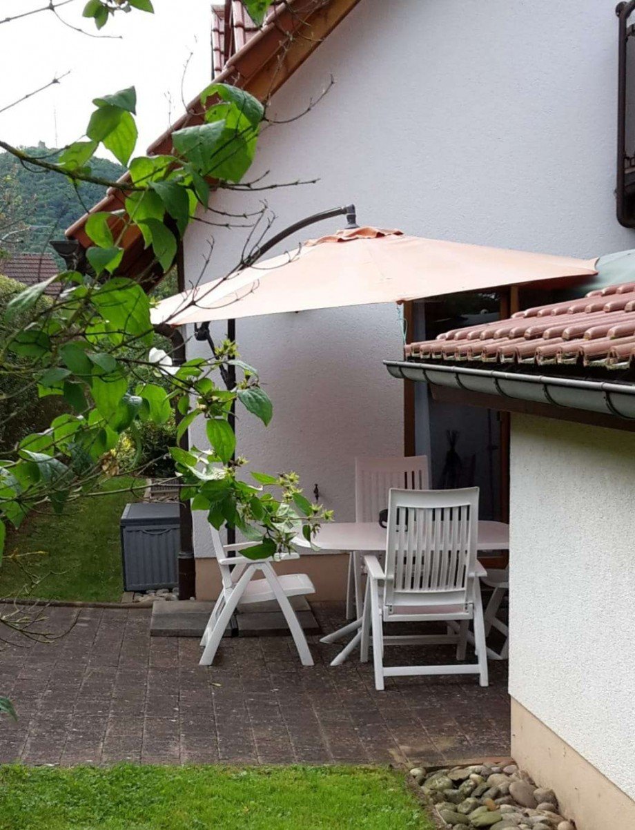 Terrassenbereich EG Einfamilienhaus Obermoschel