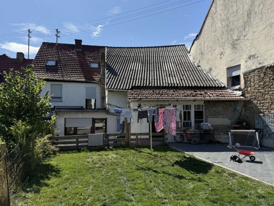 R�ckansicht Haus Reihenmittelhaus Becherbach